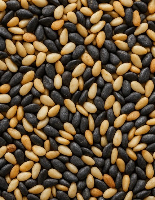 Black & White Toasted Sesame Seeds - Dion Herbs and Spices